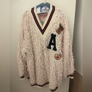 Eva Franco Varsity Pullover Sweatshirt